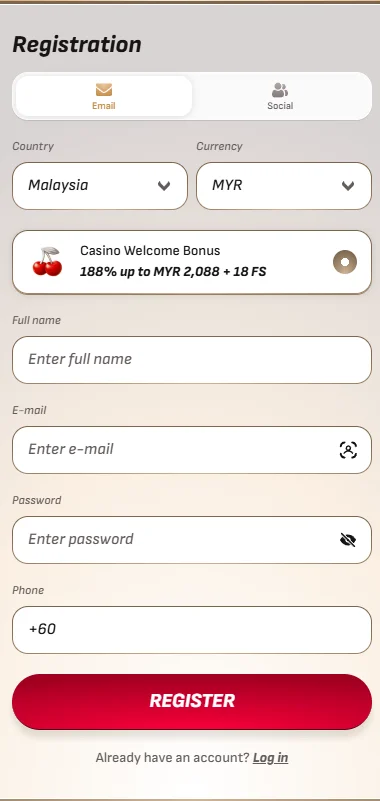 sign up longfu88